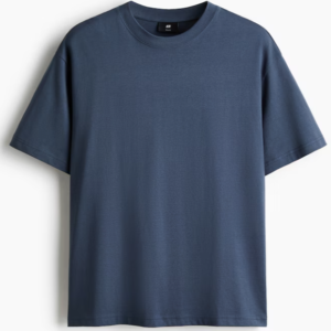 T-shirt  de corte relaxado Azul pó