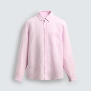CAMISA REGULAR FIT LINHO - ALGODÃO ÀS RISCAS